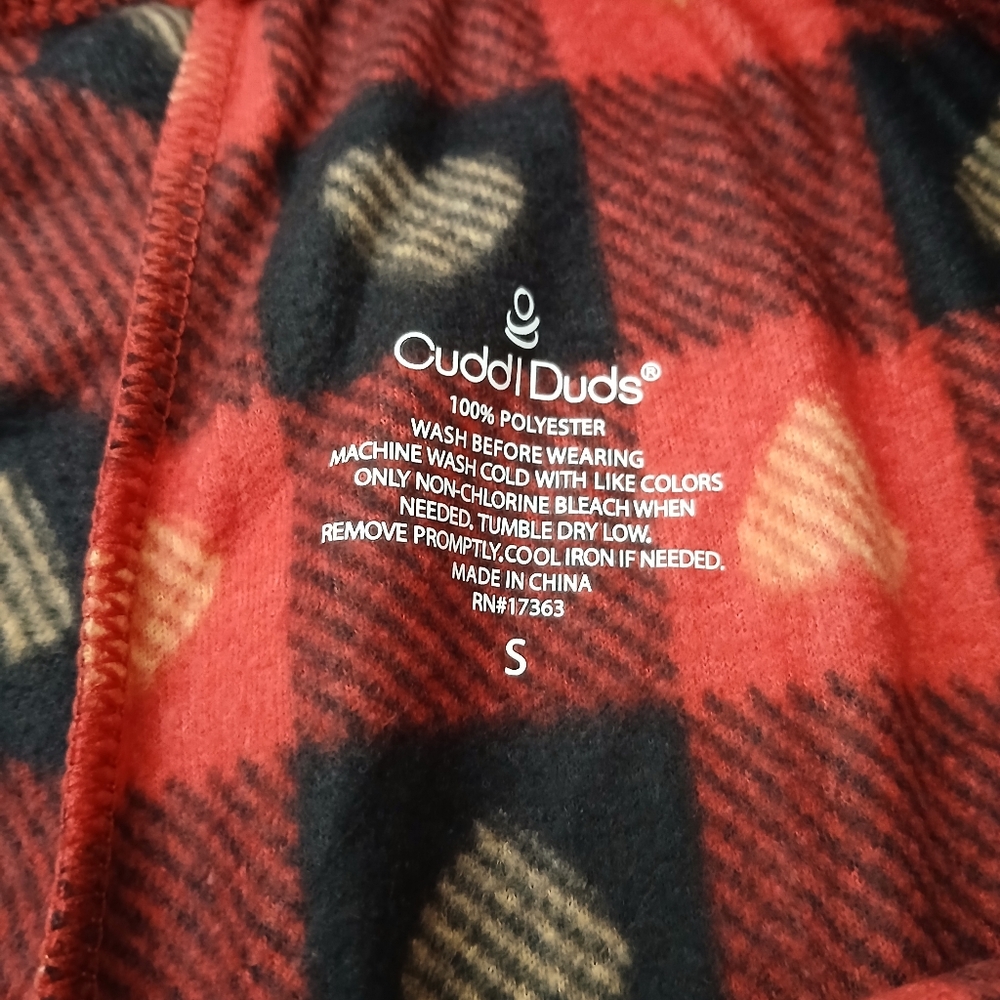 Cuddi Duds Pajama Size S Multicolor Elastic Waist Polyester $12 - Picture 6 of 6